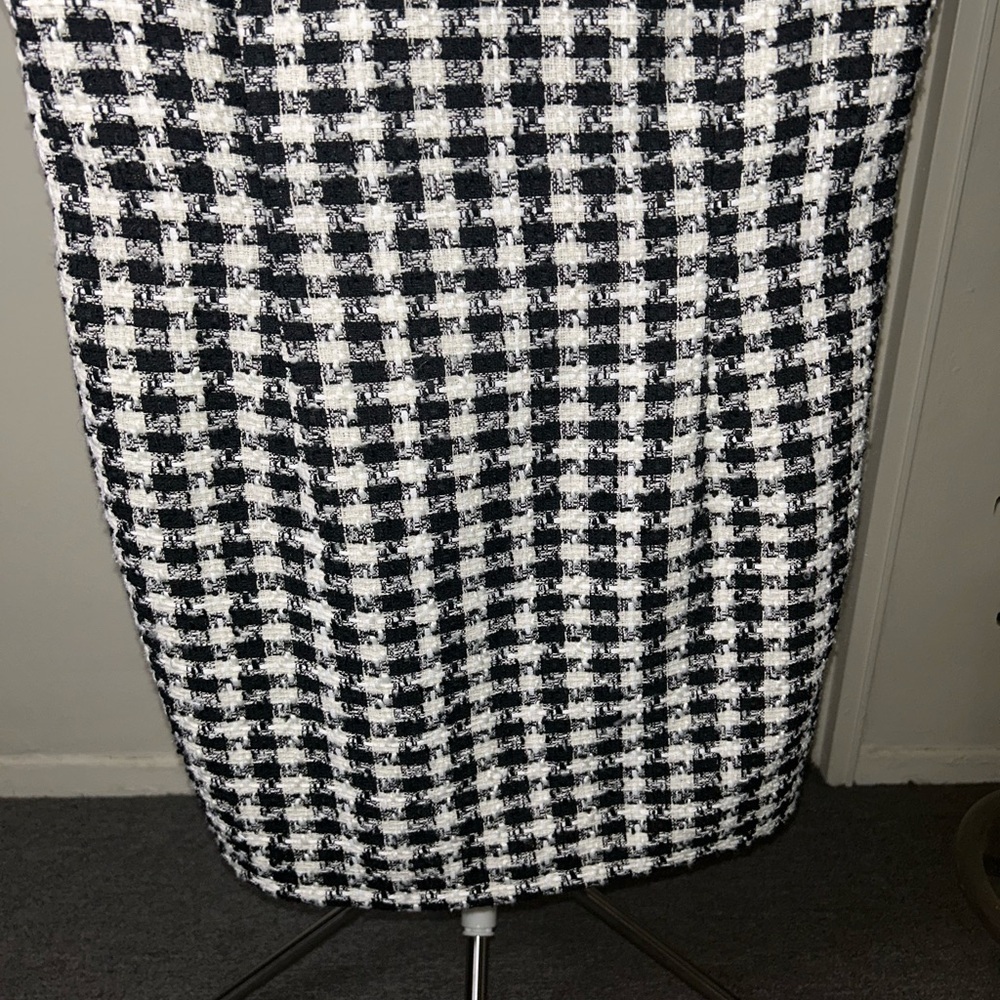 Pearl Collared Tweed Houndstooth dress size 13/14 (Juniors) - Picture 4 of 6